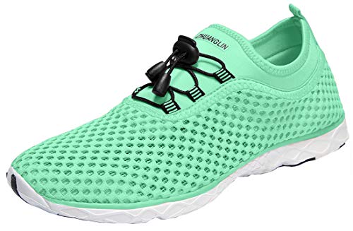 Image of Women's Quick Drying Aqua Water Shoes,3-Second Drainage & All-Terrain for Swimming,Hiking,Yoga