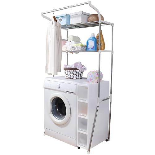 HORTDFang �����h���[���b�N ����@���b�N ���[�I �I2�i �����L�k�\ �n���K�[�o�[�t�� �X�e�����X�� ��62~103*���s49.5*����173cm �ȃX�y�[�X ���ʏ� �E�ߏ� ��98cm�܂ł̐���@�Ή� (�z���C�g, �I2�i)