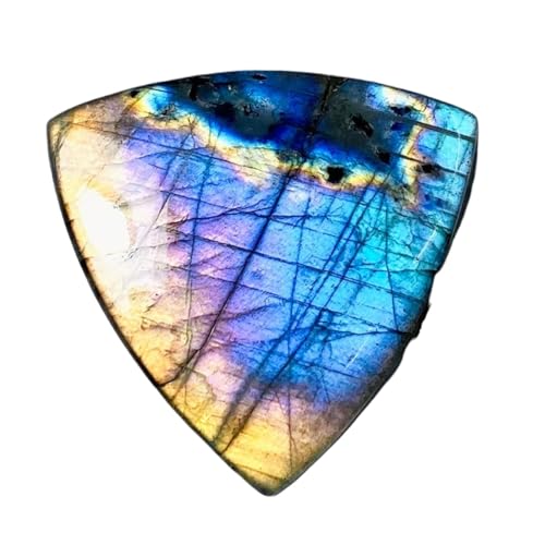 Labradorite violette trillion 31mm pour création de bijoux uniques