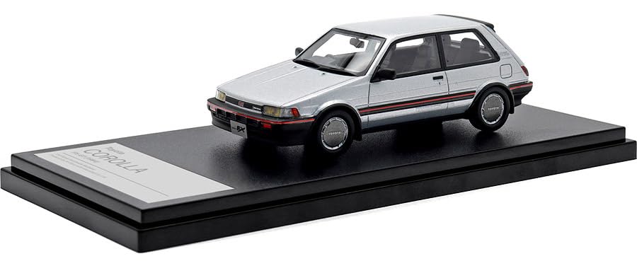 Amazon | Hi Story 1/43 トヨタ カローラ FX-GT (1984) シルバー 完成
