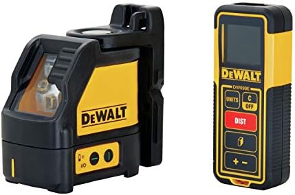 DEWALT TSTAK Laser Level & Laser Measure Tool Kit, Cross Line (DW0889CG)