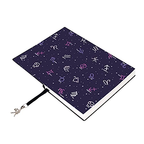 Doodle segno zodiacale diario notebook, B6, a