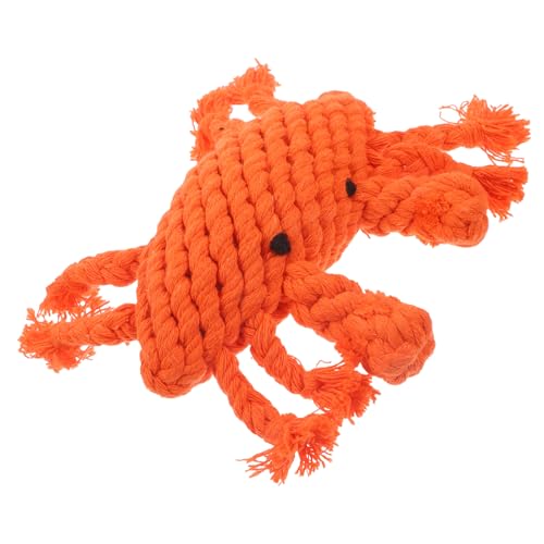 Hohopeti コットン ロープ 犬 噛む 犬 エンリッチメント おもちゃ カニ 詰め物 犬 パズル 犬 子犬 チワワ 子犬 柔らかい 犬 おもちゃ 犬 おやつ おもちゃ ペット