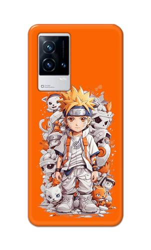 Image of PRINTFIDAA Printed Hard Back Cover Case for Vivo IQOO 9 5G Back Cover (Famous Anime Cartoon Character) -112