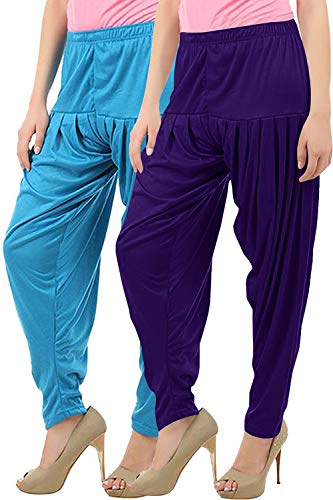 Image of Buy That Trendz Patiala Salwar for Women Relaxed Fit Viscose Patiyala Salwar Harem Bottom Pants
