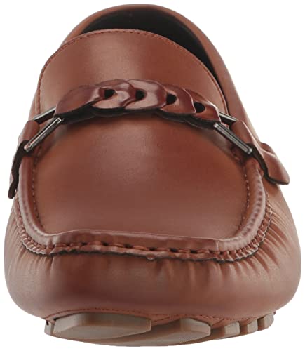 Guess Men's Ambrosi Driving Style Loafer, Brown, 92