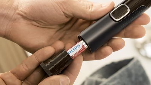 Philips Nasentrimmer 5000 Serie, Effiziente Haarentfernung für Nase, Ohren und Augenbrauen, mit...