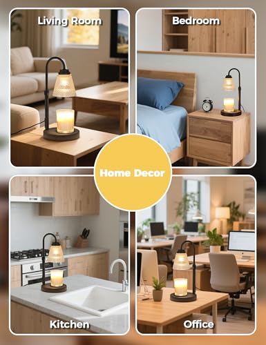 42% Off Candle Warmer Lamp with Timer & Dimmer - Perfect Gift