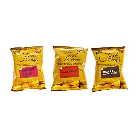 Just Crisps Hot Mixed Variety Box, 40 g, Pack of 24 Cover