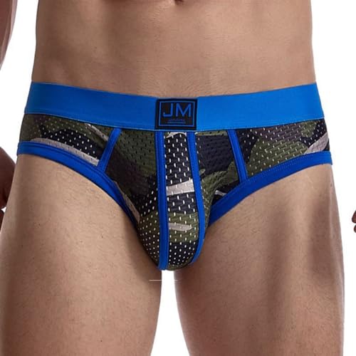 JOCKMAIL Mens Boxer Briefs Classic Printed Camouflage Men Underwear Panties