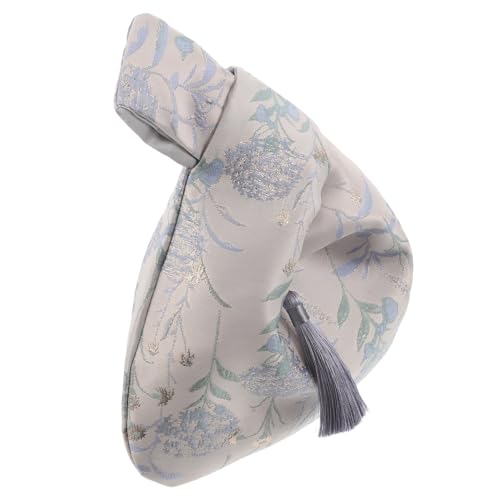 UPKOCH Bolso de Muñeca Japonés de Tela Azul Nudo Tradicional Monedero Portátil para Mujer Bolso Decorativo Multiusos Adecuado para Kimonos y Uso Diario