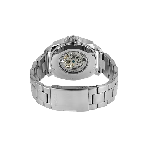 Image of Fossil BQ2425 Men's Automatic Watch PRIVATEER SPORT Silver, Silver, Bracelet Type
