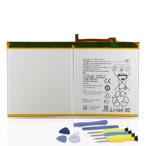 HB26A510EBC Tablet Batería para Huawei Mediapad M2 M3 10 10.0 10.1-Inch/MediaPad T2 10.0 Pro 10.0-Inch WiFi LTE 3G 4G M2-A01W M2-A01L Bach-L09 Bach-W09 BAH-L09 BAH-W09 FDR-A01L FDR-A03L FDR-A04L+Tool