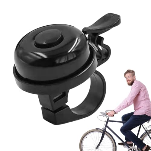 Decorhome Anello per bici | Campanello per bici da strada in alluminio - Campanello per bici con suono forte e adatto per manubri da bicicletta da 22,2 cm/0,87 pollici, regali per bici