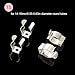 4 Pack T5 U Clips Lamp Holder Stainless Steel Clip Holder Bracket for LED Light Bulbs Pipe Clamps Lights Tube Replacement Mounting Support Accessories Silver