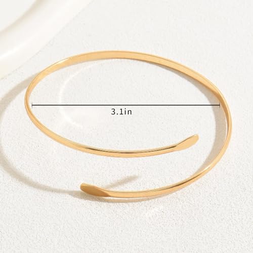 Image of Long tiantian Gold Arm Cuff Upper Arm Armband Greek Goddess Costume Jewelry