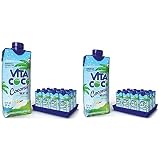 Vita Coco Coconut Water, Pure Organic | Refreshing Coconut Taste | Natural Electrolytes | Vital Nutrients (Pack of 12, 11.1 Oz and 16.9 Oz)