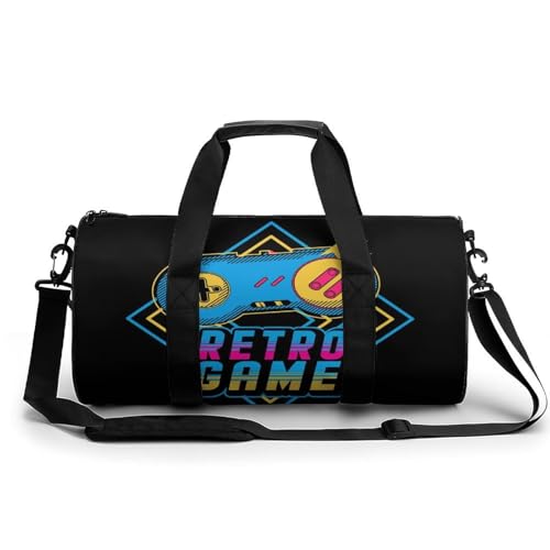 Sac de sport retro retro-gaming parfait pour vos weekends camping et sessions de gym intenses