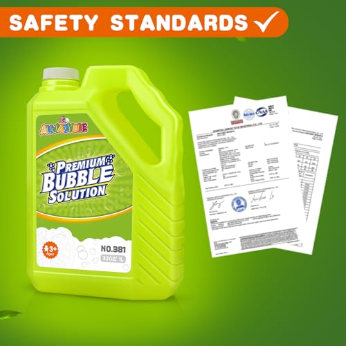 image for Aujazyble Bubble Solution Refills 32OZ | Giant Bubbles Refill Solution