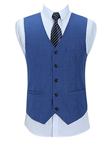 Robe gilet de costume col en V coupe droite de qualité supérieure