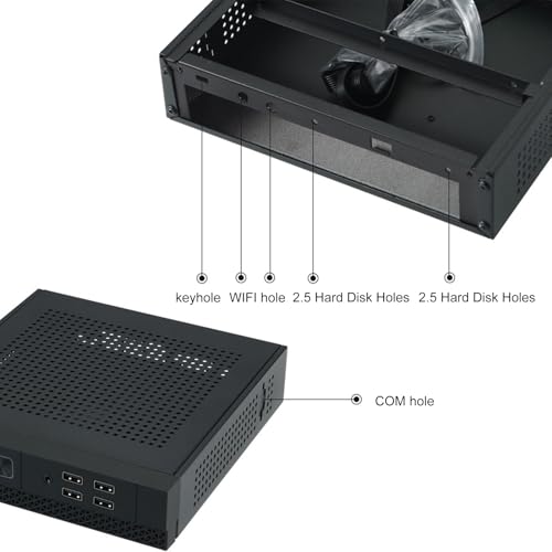 Chasis de servidor ITX TX07 ideal para montar tu centro multimedia HTPC silencioso 3