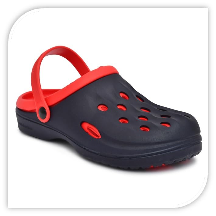 Image of BADLAV Mens Men's Lightweight Classic Clogs || Sandals with Adjustable Back Strap for Men (M-301) Clog