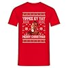 Die Langsam Merry Christmas Bruce Willis - Christmas Xmas Set Men's T-Shirt, red, XXL #1