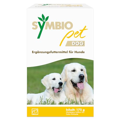 SymbioPet Dog - Probiotika für den Hund - Ergänzungsfuttermittel zur Pflege einer gesunden Darmflora - für Hunde jeden Alters - 175 g Pulver