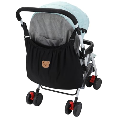 Accmor Universal Stroller Organizer, Large Storage Stroller Bag Fits for Uppababy, Nuna, Britax, Doona Strollers, Non-Slip Adjustable Storage Caddy...