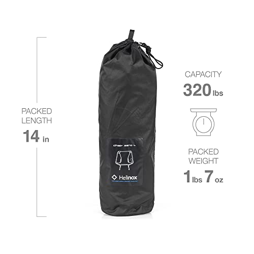 Helinox Sedia Zero Grande Ultraleggero Compatta