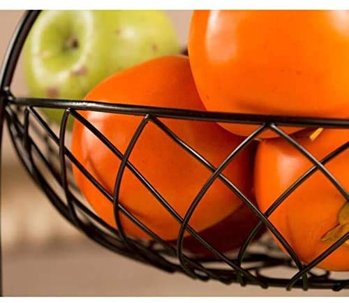 Vassoio Portafrutta Dorato A Doppio Strato - Piatto Decorativo Per Frutta, Pane, Snack - Per Casa, Feste, Soggiorno - Foto 12