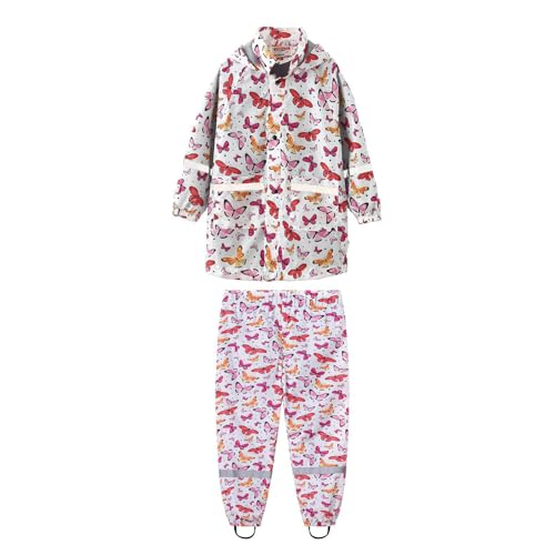 Pantalones de lluvia para niños que evitan la ropa mojada con traje estampado de perro