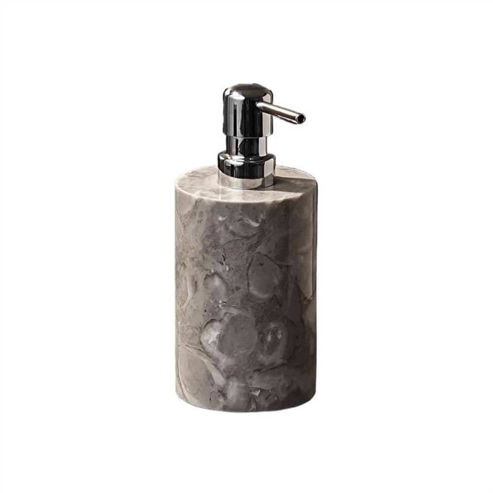 Cyairong-22 Bruin Soap Dispenser Marble Emulsifier Hotel Bathroom Light Luxury Shower Gel Shampoo Lotion Press Dispenser Bottle(Bruin)