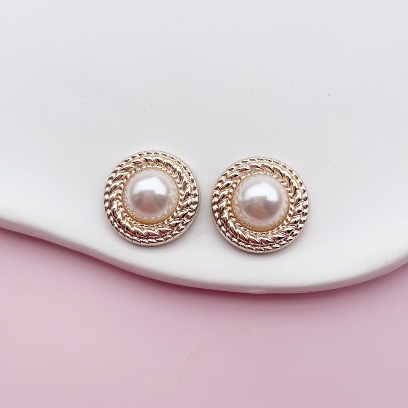 Amazon | ボタン パール アンティーク アクリル カボション 6個  