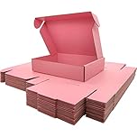 Cenoid Small Postal Boxes, 23x15x5cm Pink Postage Parcel Shipping Cardboard Boxes for Posting Shipping Delivery Packaging boxes for Small Business (Pack of 25)