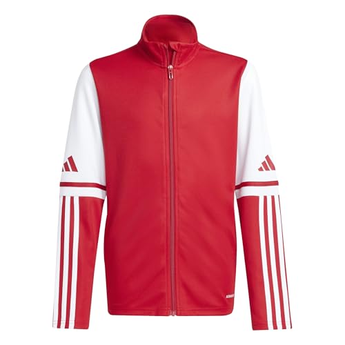 adidas Mixte Enfant Squadra25 Training Kids Sweatshirt, Team Power Red 2/White, 7-8 Years