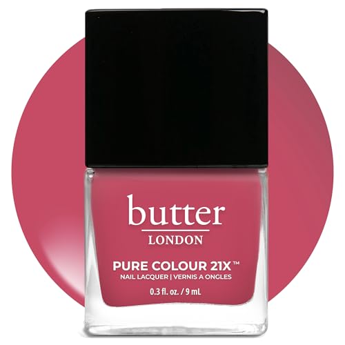 butter LONDON PC21X Nail Lacquer Polish, Dearie Me - Fast-Drying, Long Lasting Gel-Like Finish & Chip-Resistant Nail Lacquer Helps Protects & Strengthens Nails - Vegan & Cruelty-Free