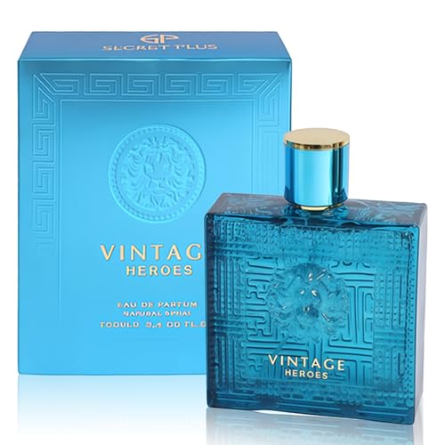 A CENTER Vintage Hero Men Perfume Cologne for Men Natural Spray Masculine Scent Wonderful Fragrance Gift Eau De Parfum for Daily Use 3.4 Fluid Ounce