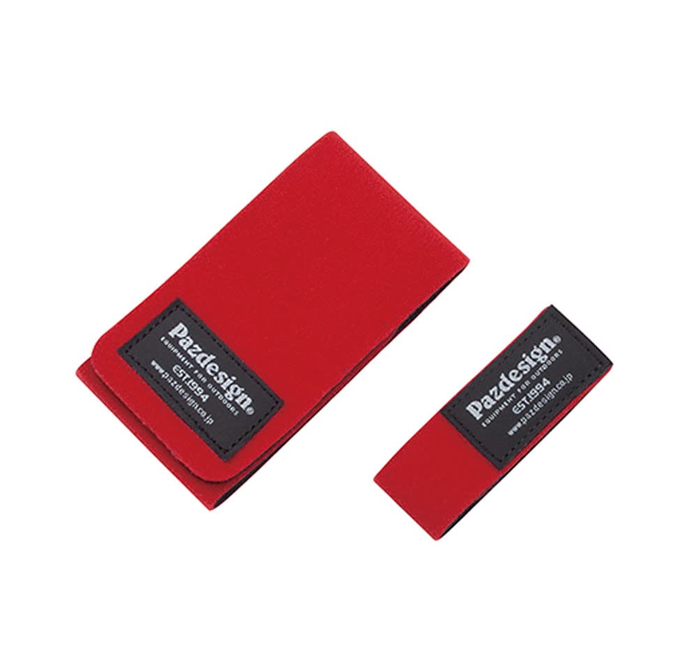 Pazdesign PAC-314 Rod Belt II/Rod Belt II, Red, S Size 9.8 x 1.2 inches (25 x 3 cm), L 14.6 x 2.8 inches (37 x 7 cm)