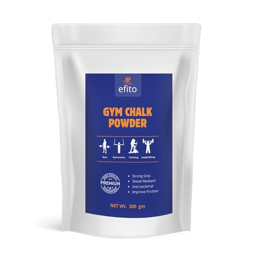 Image of Gym Chalk Powder, 300g Pure Magnesium Carbonate for Gym, Weightlifting, Bodybuilding, Rock Climbing, Gymnastics & Sports, Superior Grip, Sweat-Free Performance & Enhanced Control
