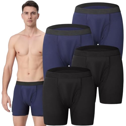 Alldry Underwear for Men, Octipa Men's Ultra-Absorbent Absorbent Boxer Briefs, Washable, Breathable