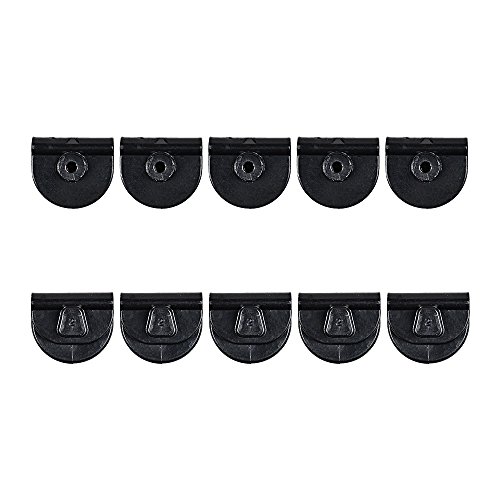 10pcs Black Battery Cover Clips for Harley XL 2004-2017
