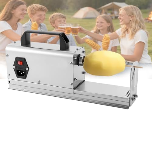 Cortadora Eléctrica en Espiral de Patatas Acero Inox