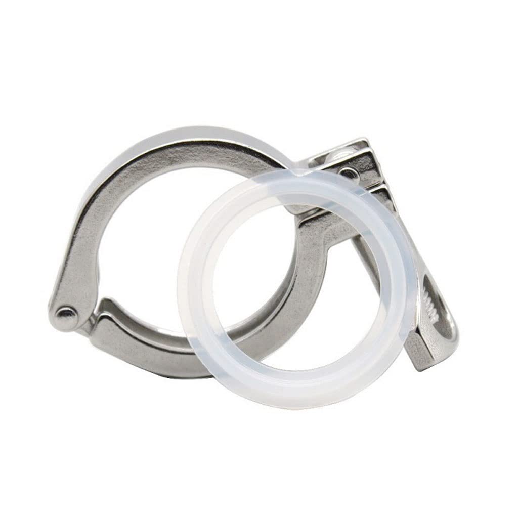 304 Stainless Steel Tri Clamp Wing Nut TC Ferrule(25mmx50.5)