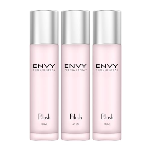 Image of ENVY Blush Perfume For Women - 60 ML Each, Pack of 3|Premium & Long Lasting Perfume| Eau de Parfum