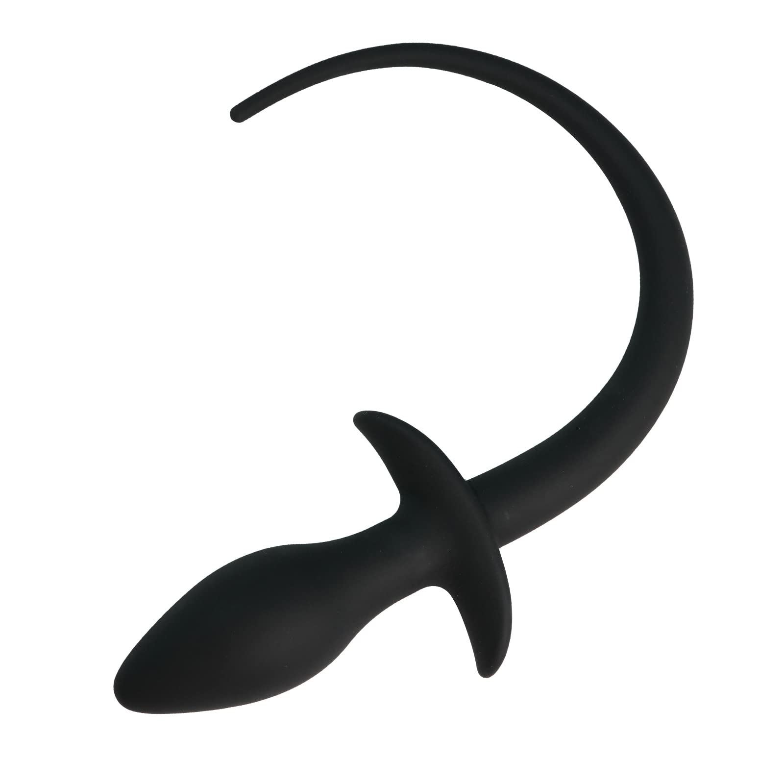Silicone Anal Plug with Dog Puppy Tails Prostate Massage Anus Dilator Anal Ball for Beginner Men Women Butt