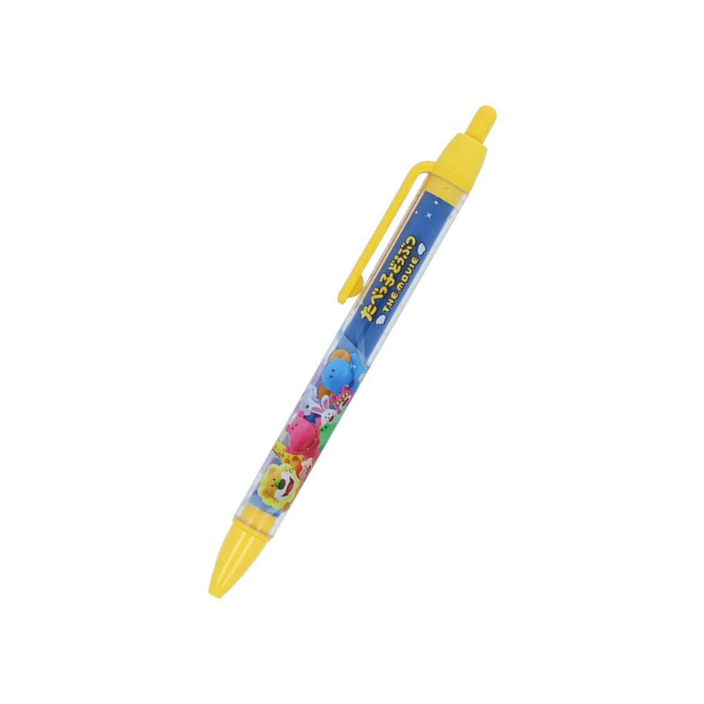 サンスター文具(Sun-Star Stationery) たべっ子どうぶつ THE MOVIE グッズ ボールペン 油性インク ギンビス ブルー S4657080