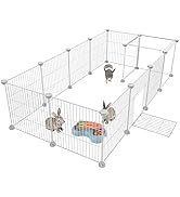 HOMIDEC Rabbit Run,Puppy Pen with Door,Encrypted Wire Mesh Cages14 ...