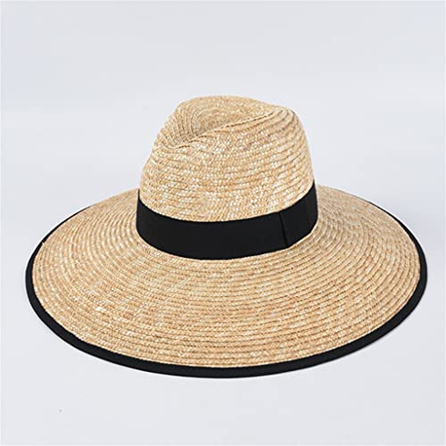 Chapeau de plage de paille 12 cm de large idéal pour vos vacances