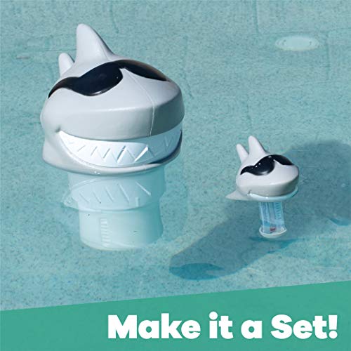 GAME 2700 Shark Spa and Pool Thermometer, Shatter-Resistant Casing Tether Included, Fahrenheit and Celsius, 9-in height x 3-1/2-in diameter - Thumbnail 6